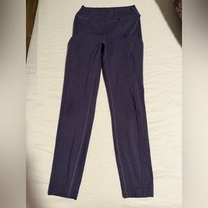 Women's Lululemon Soft-Sueded Highrise Tight 25” Purple Leggings Size 6